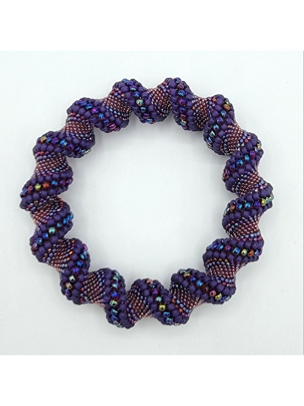Bracelet Cellini Spiral Beadwoven #2079